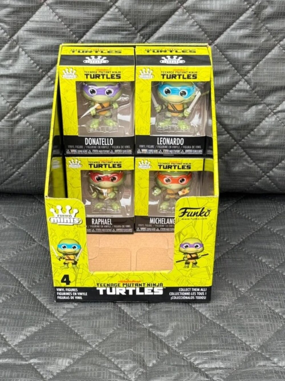 Teenage Mutant Ninja Turtles Funko Minis Complete Set of 4 with Display Box